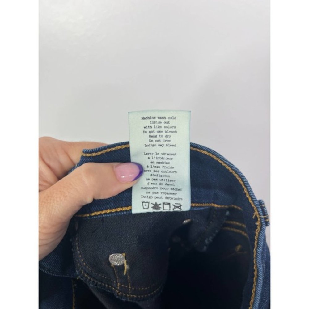 Rag & Bone High Rise Skinny Bedford Denim Jeans Women's Blue Size: 24 NWOT - Picture 10 of 11